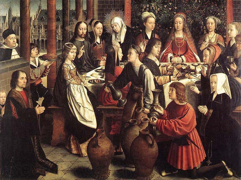Gerard David The marriage at Cana Spain oil painting art